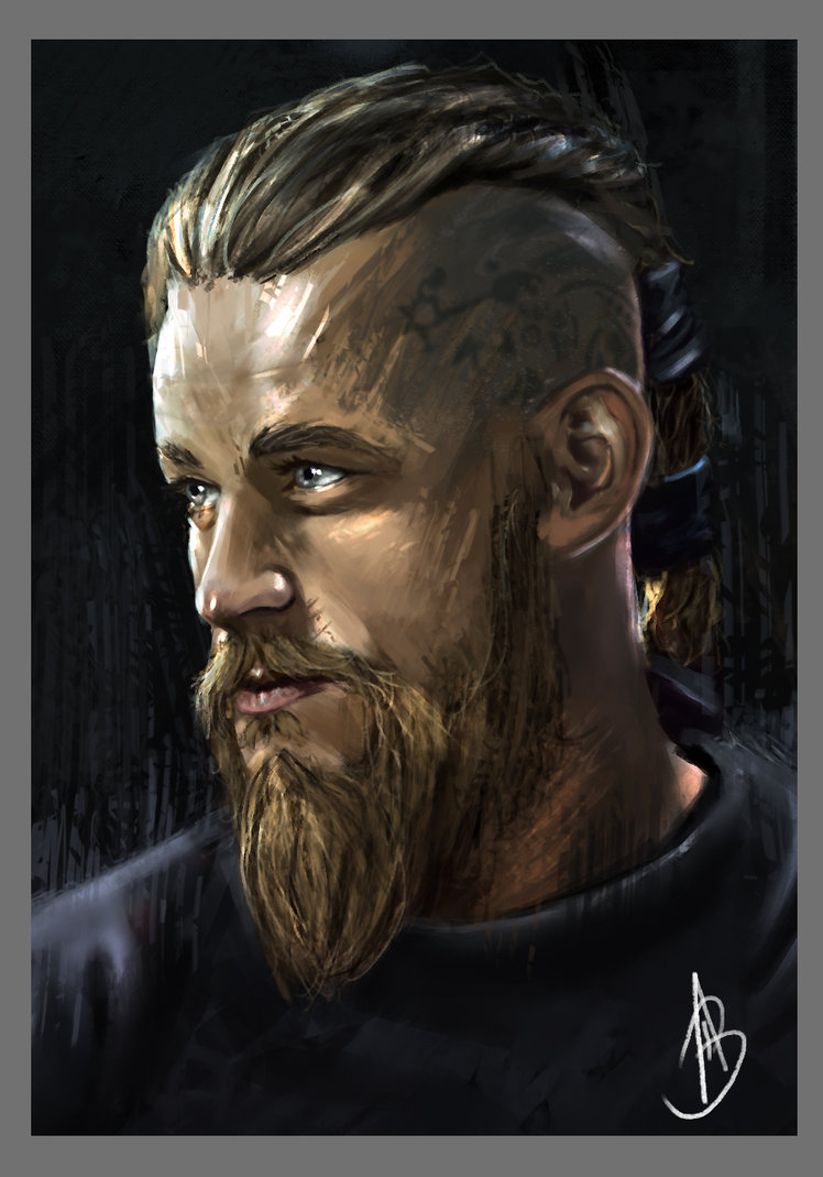 Ragnar Lothbrok Painting at PaintingValley.com | Explore collection of ...