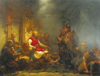 350x266 Tale Of Ragnar's Sons - Ragnar Lothbrok Painting