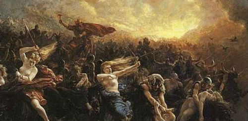 500x245 Mythology 2 Readings Ferrellweb - Ragnarok Painting