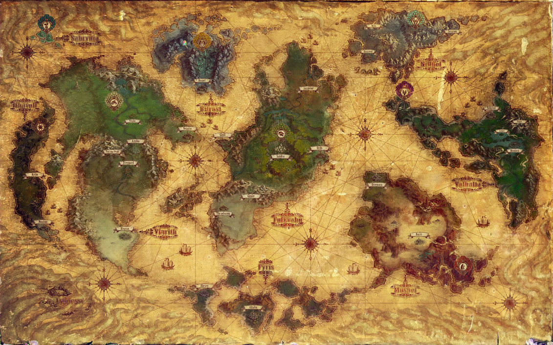 1131x707 Ragnarok World - Ragnarok Painting