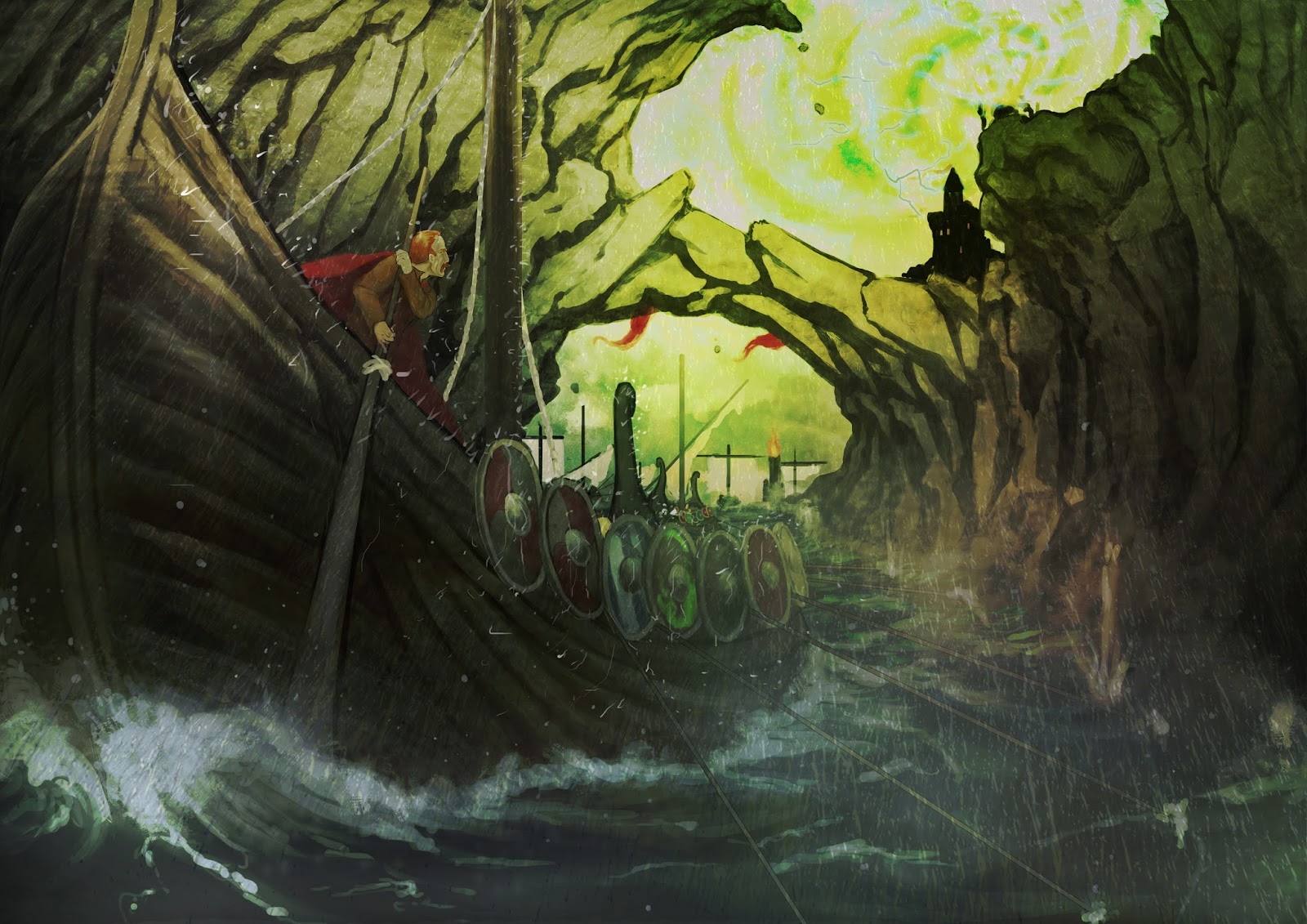 1600x1131 Tales Of The Oak Ragnarok! - Ragnarok Painting