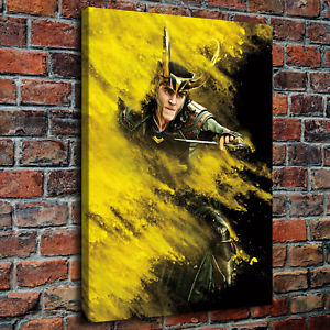 300x300 Thor Ragnarok Painting Hd Canvas Print 24x36 Home Decor Room - Ragnarok Painting