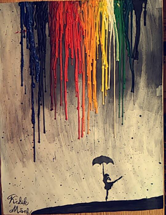 540x700 Rain Painting By Kubik Mark - Rain Painting
