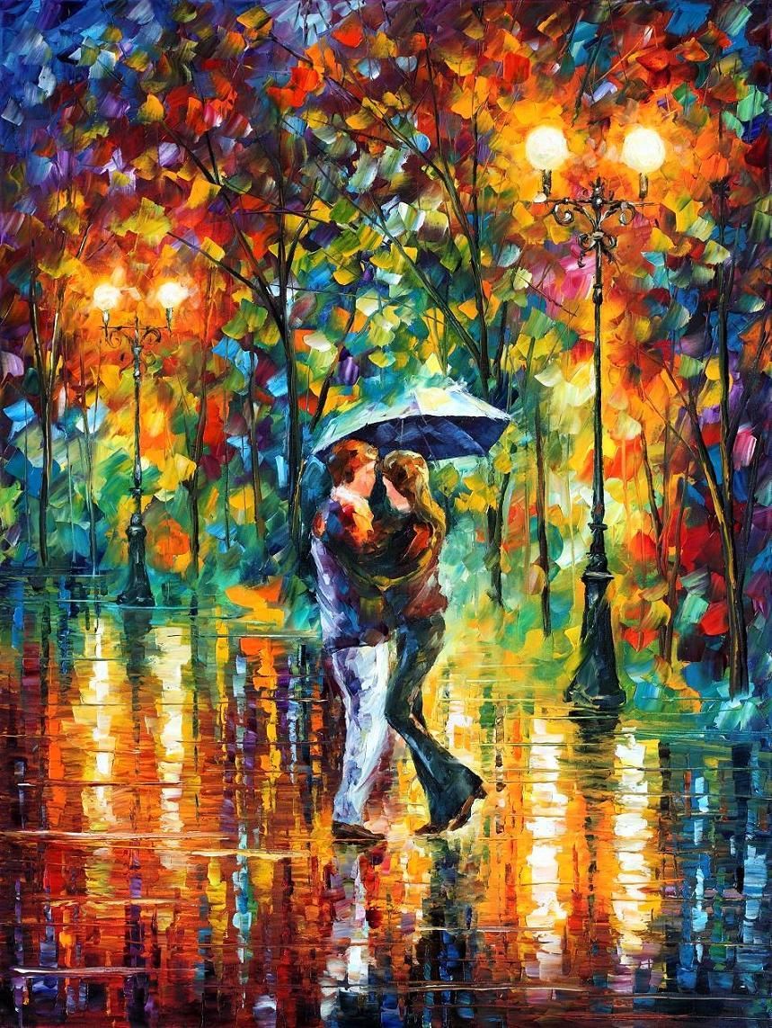 859x1143 Images For Gt Famous Paintings Of Love Couples Artists Varied - Rain Painting Famous