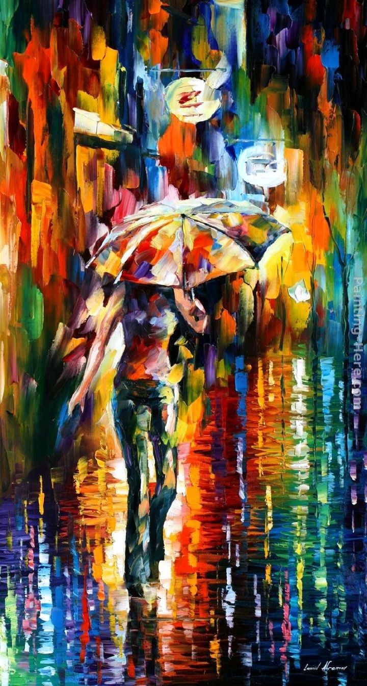 720x1345 Leonid Afremov Umbrella 50% Off - Rain Princess Painting