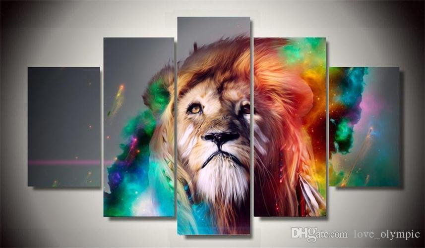 Rainbow Animal Painting at PaintingValley.com | Explore collection of ...