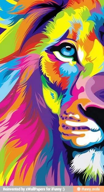 338x620 271 Best Animal Art Images On Water Colors, Paint - Rainbow Animal Painting