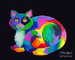 300x241 Animal Painting - Rainbow Animal Painting