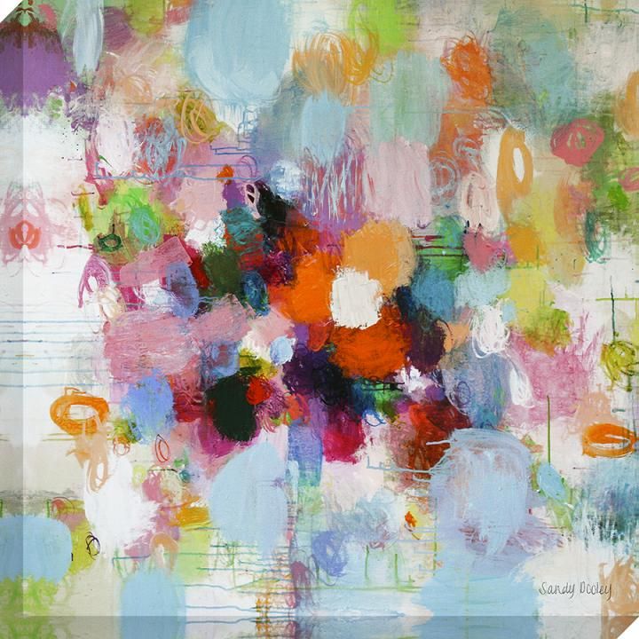 720x720 Summer Rainbow - Rainbow Canvas Painting