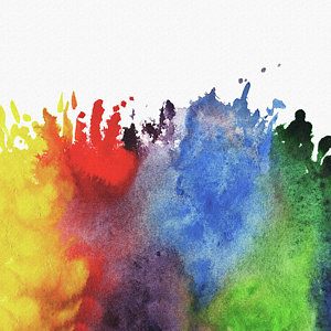 300x300 Rainbow Colors Paintings Fine Art America - Rainbow Colors Painting