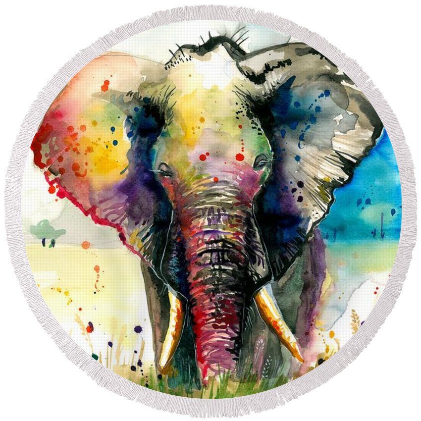 850x850 The Rainbow Elephant - Rainbow Elephant Painting