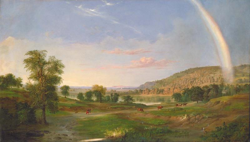 800x456 Landscape With Rainbow Smithsonian American Art Museum - Rainbow Landscape Painting