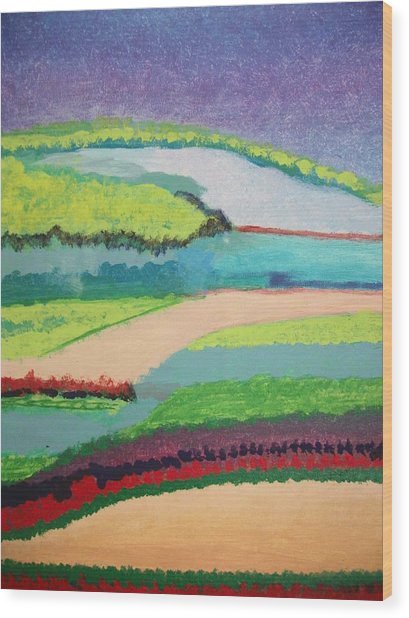 409x618 Rainbow Landscape Painting By Leonardo Vidal - Rainbow Landscape Painting