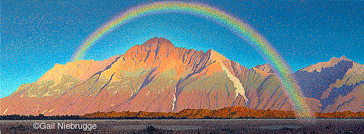 724x267 Buy Landscape Painting - Rainbow Landscape Painting
