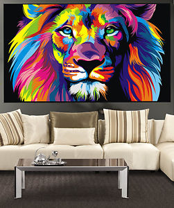 Rainbow Lion Painting at PaintingValley.com | Explore collection of ...