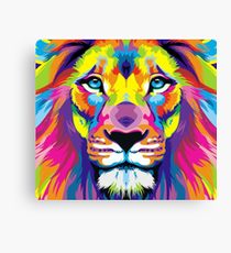 210x230 Rainbow Animal Canvas Prints Redbubble - Rainbow Lion Painting