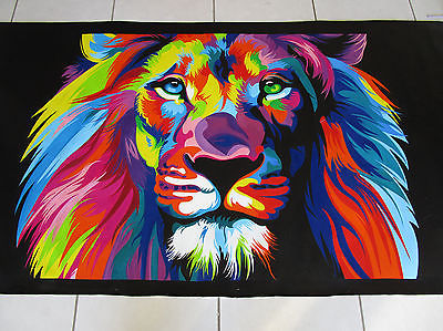 400x299 Street Art Painting Collection On Ebay! - Rainbow Lion Painting