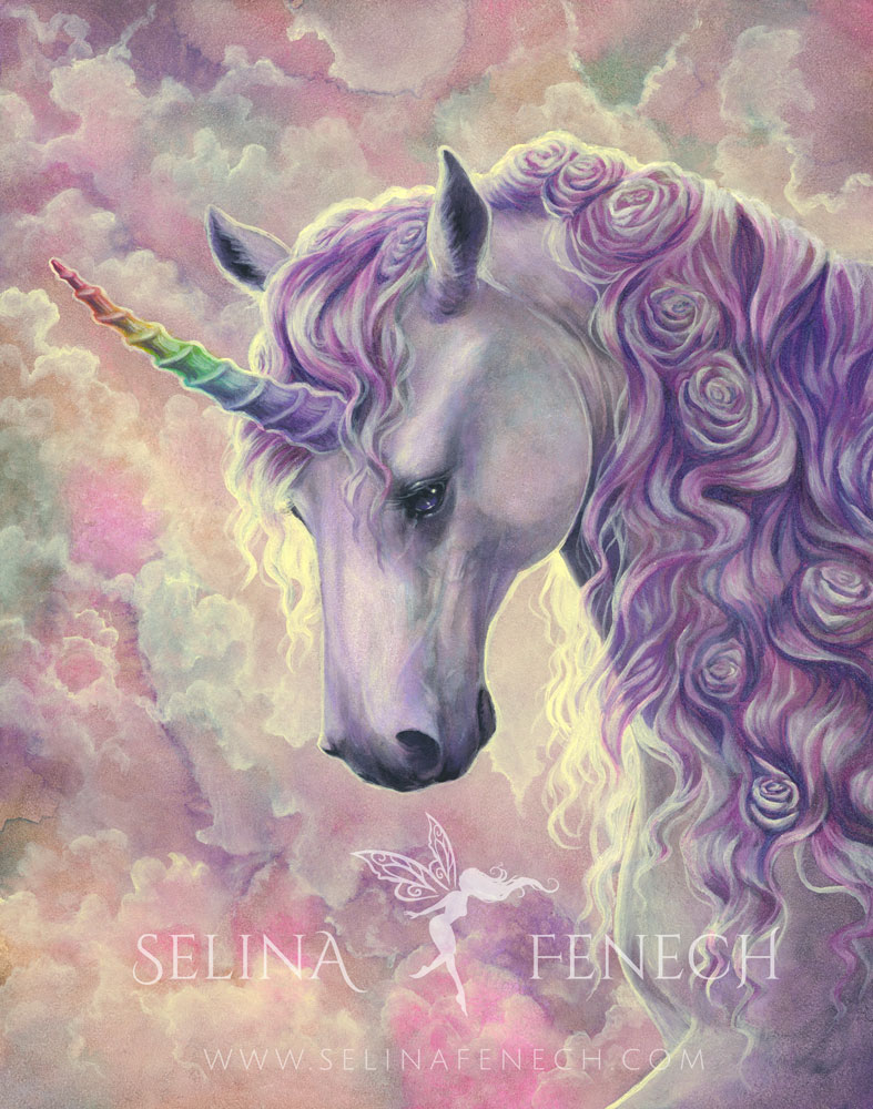 787x1000 Original Artwork Rainbow Magic - Rainbow Magic Painting