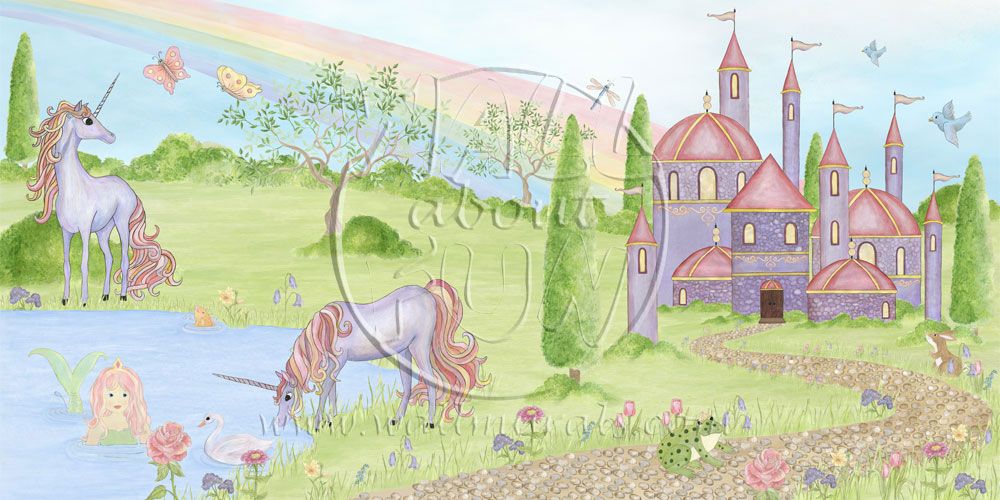 1000x500 Rainbow Magic Wallpaper Mural Autumn Wallpaper - Rainbow Magic Painting