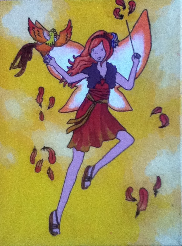 622x840 Erin The Firebird Fairy By Minervaemiprav - Rainbow Magic Painting