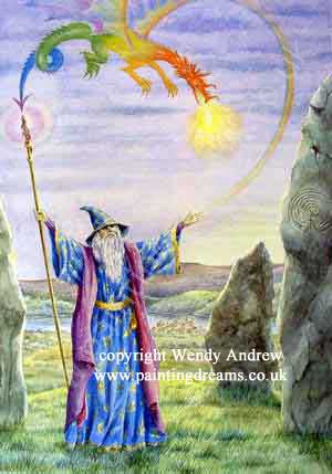 300x429 Merlin Making Rainbow Magic - Rainbow Magic Painting