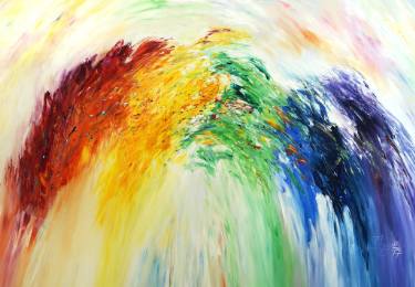 375x260 Rainbow Painting Paintings For Sale Saatchi Art - Rainbow Painting
