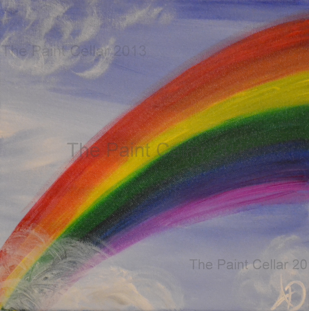 Rainbow Painting at PaintingValley.com | Explore collection of Rainbow ...