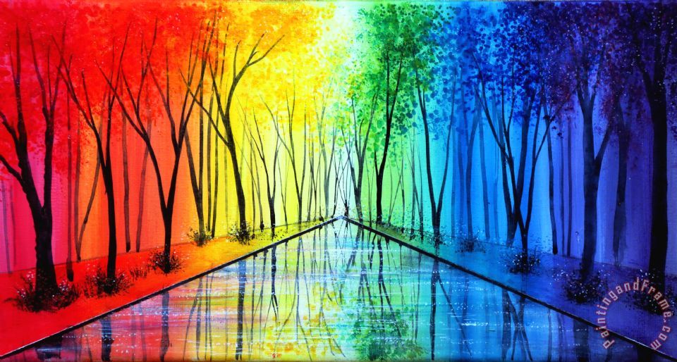 960x514 Collection 9 Into The Rainbow Painting - Rainbow Painting