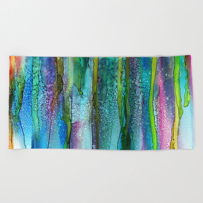 700x700 Rainbow Rain - Rainbow Rain Painting