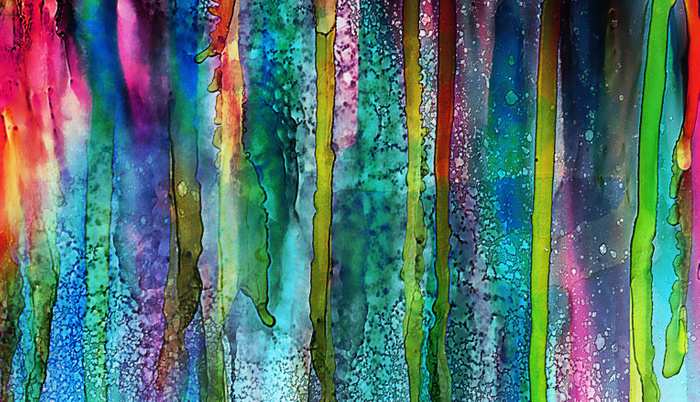 700x402 Rainbow Rain - Rainbow Rain Painting