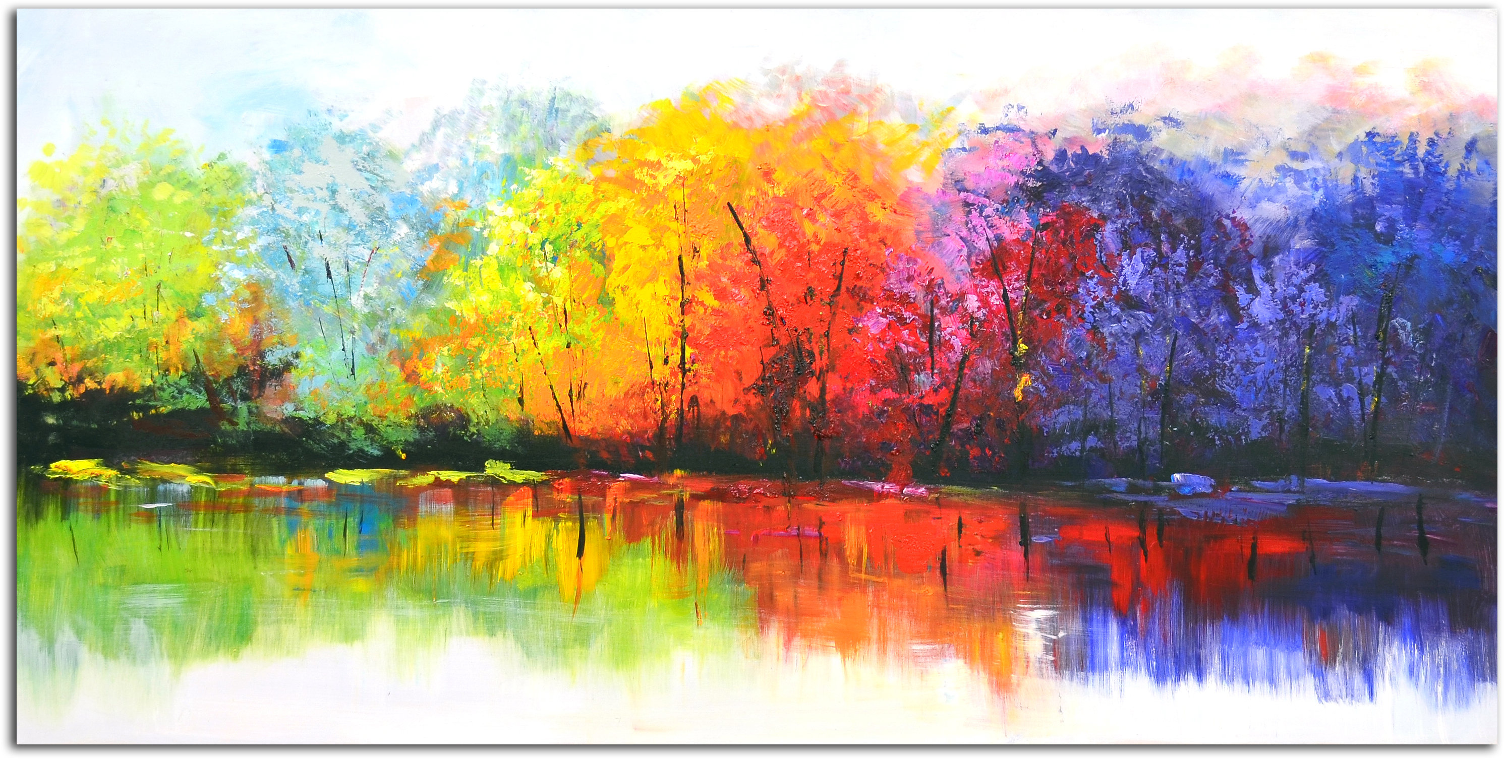 Rainbow Tree Painting at Explore collection of