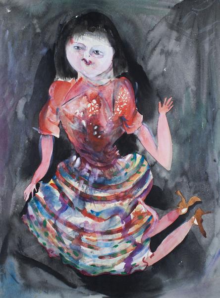 444x600 Anne Marie Hall - Rainbow Woman Painting