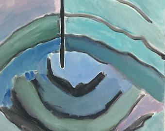 340x270 Raindrop Painting Etsy - Raindrop Painting