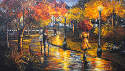 400x229 Jacky Macdonald Crescent Hill Art Gallery - Rainfall Painting