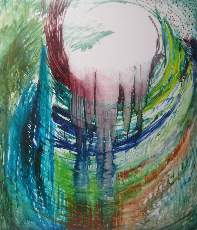 770x899 Saatchi Art Rainfall Painting By Marya Matienko - Rainfall Painting