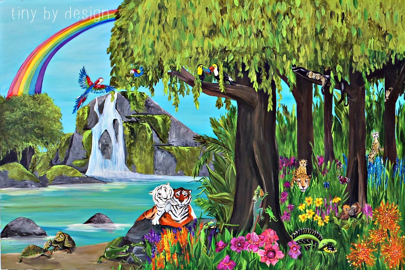 Rainforest Painting For Kids at PaintingValley.com | Explore collection