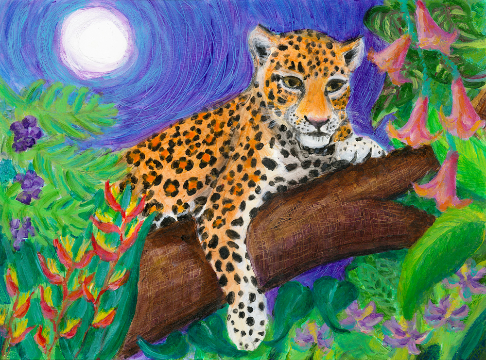 Rainforest Painting For Kids at PaintingValley.com | Explore collection