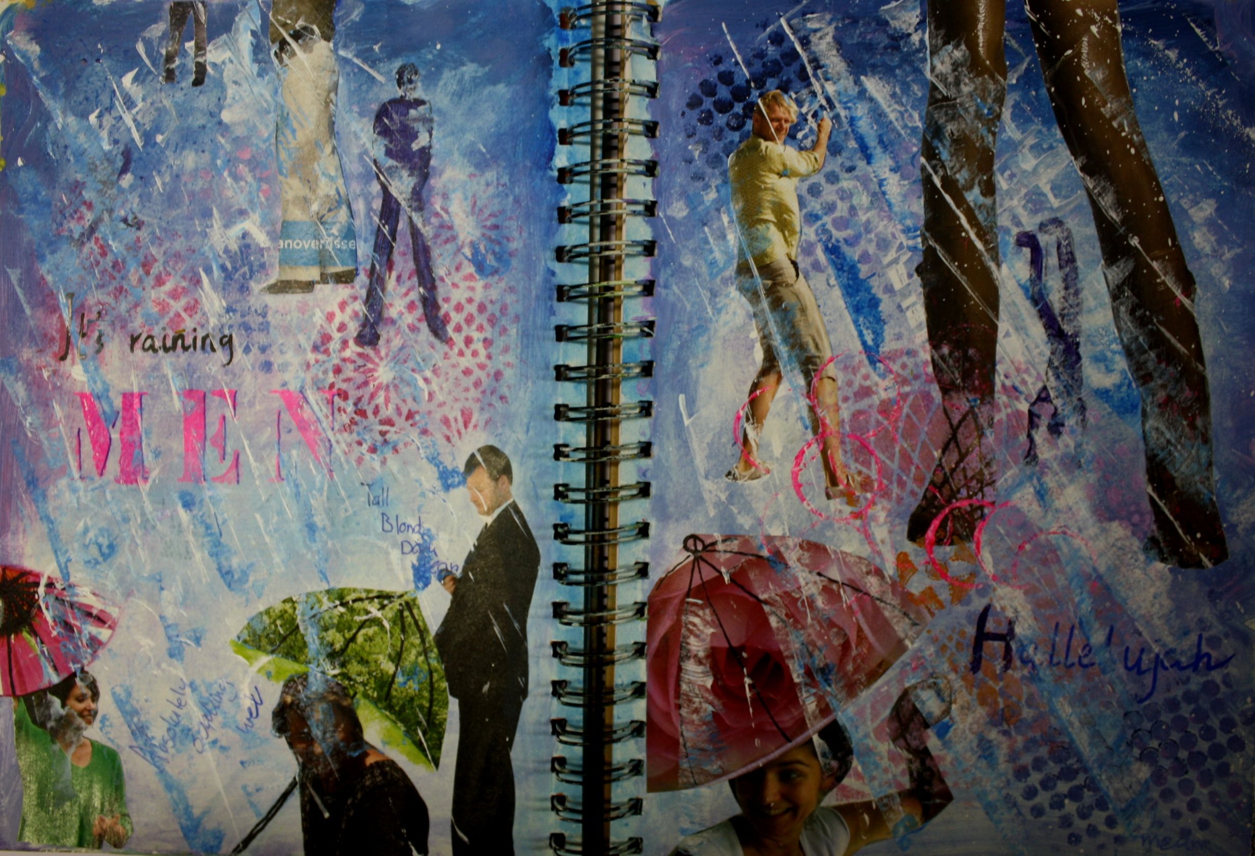 2459x1678 It's Raining Men' - Raining Men Painting