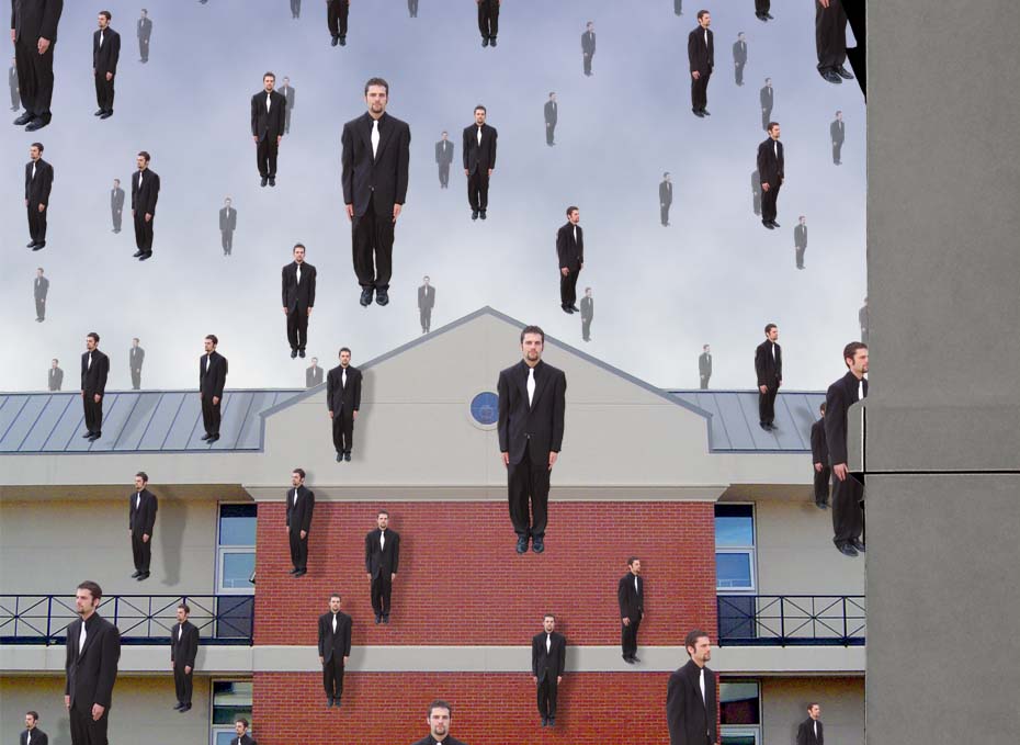930x679 Rene Magritte Raining Men By Weuxanurg - Raining Men Painting