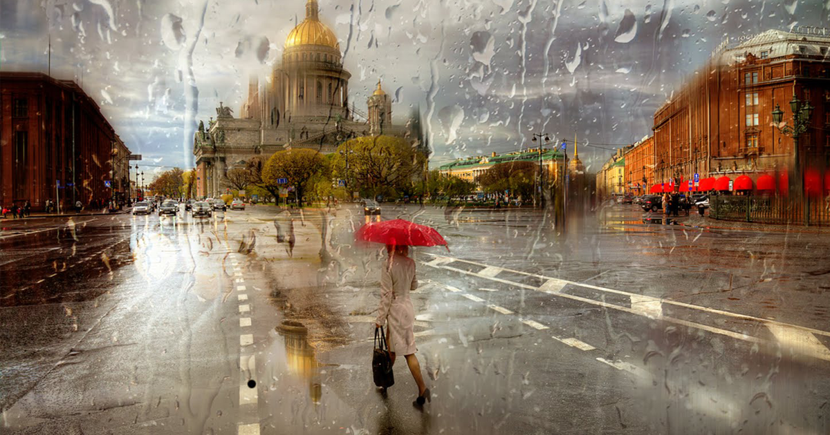 1200x630 Rainy Russian Street Photography Looks Like Oil Paintings Bored - Rainy City Street Painting