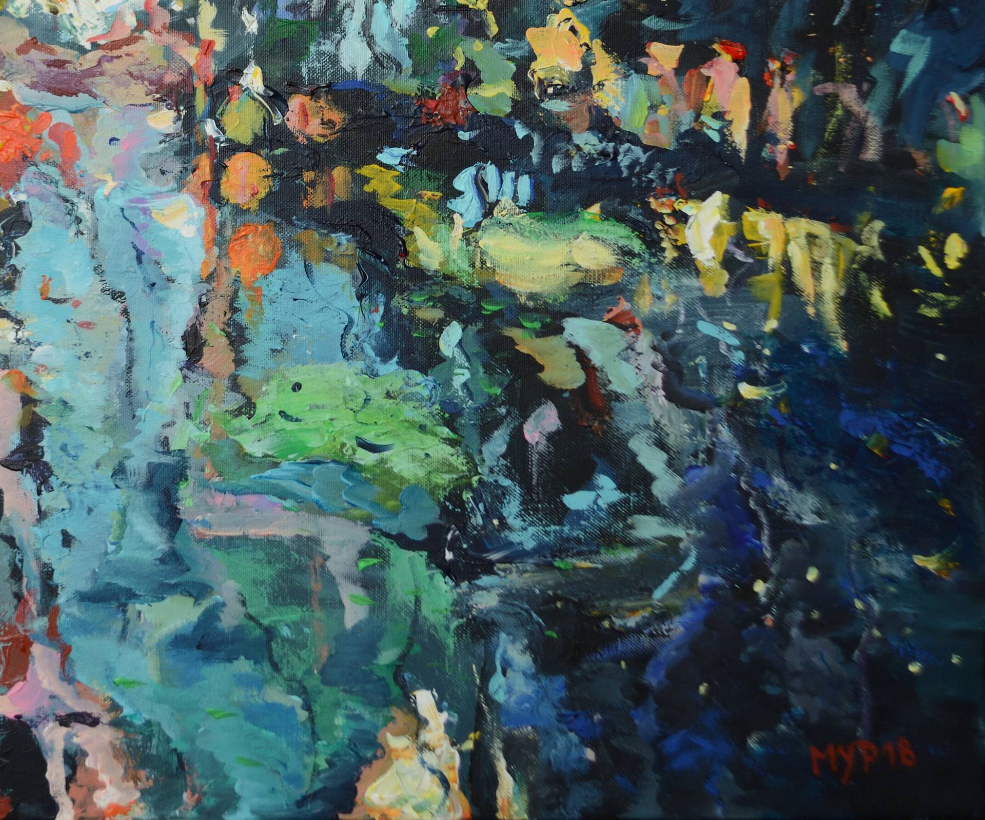 1920x1598 Saatchi Art Rainy City Street Painting By Marina Urchukina - Rainy City Street Painting