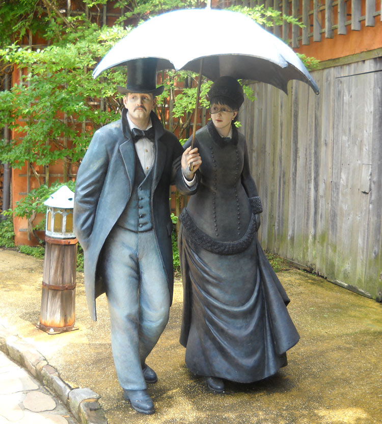 750x832 Impressionist Painting By Caillebotte Brought To Life - Rainy Day Impressionist Painting