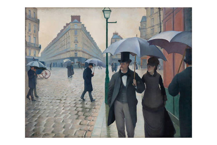 749x499 Gustave Caillebotte The Painter's Eye' Review - Rainy Day Impressionist Painting