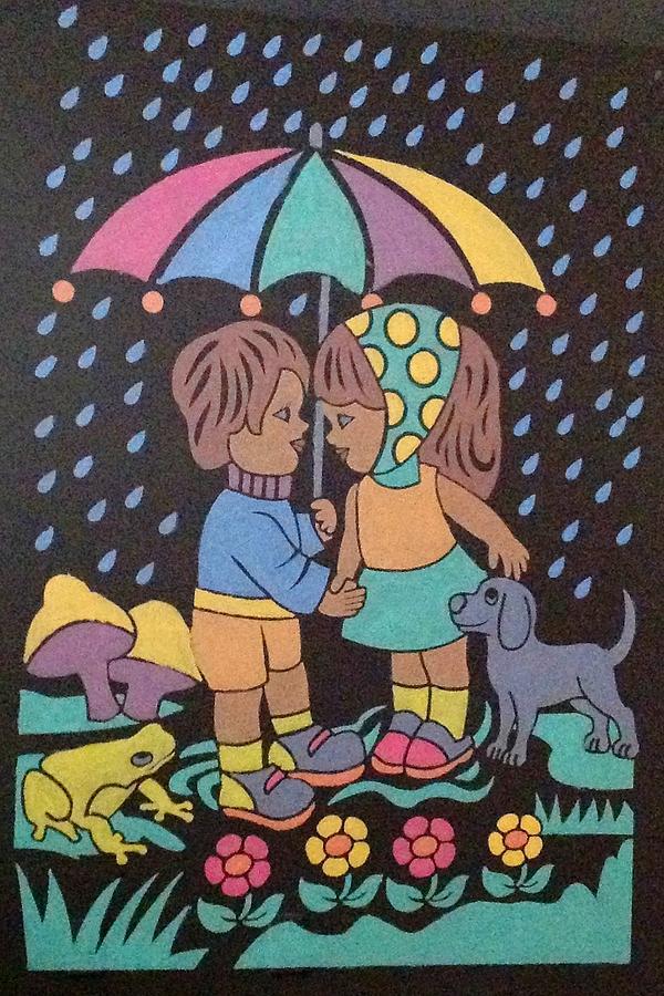 600x900 Rainy Season Painting By Swati - Rainy Season Painting