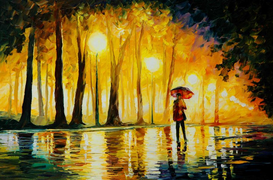 Rainy Season Painting at PaintingValley.com | Explore collection of ...