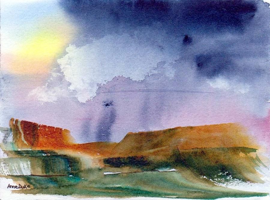 900x665 Rainy Skies Painting Art - Rainy Sky Painting