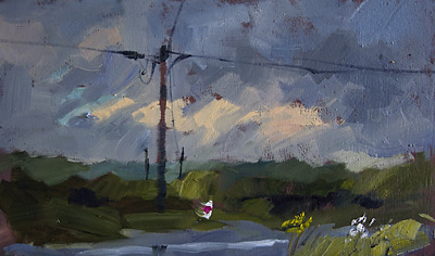 400x236 Angry Sky - Rainy Sky Painting