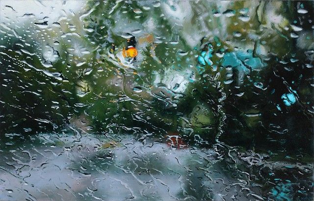 Rainy Window Painting at PaintingValley.com | Explore collection of ...