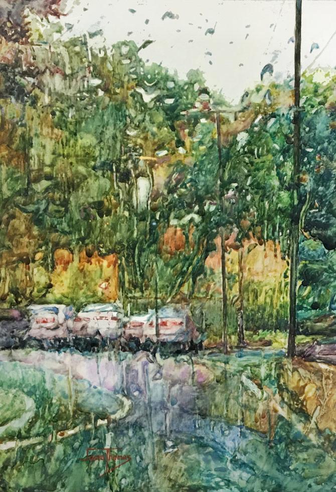 670x980 Jane Thomas's The Art League Blog - Rainy Window Painting