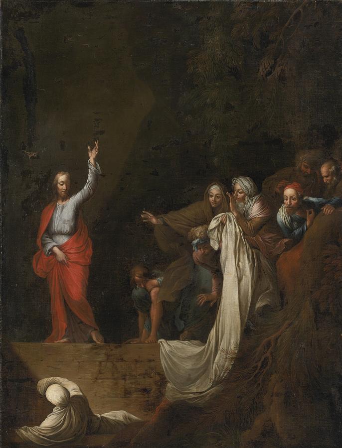 686x900 The Raising Of Lazarus Painting By Celestial Images - Raising Of Lazarus Painting